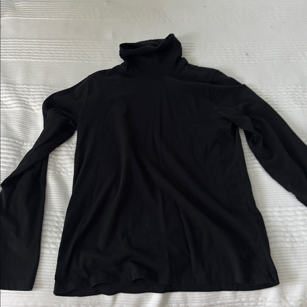 J. Crew Black Turtleneck Top